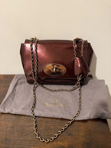 Mulberry lily oxblood patent - lily,