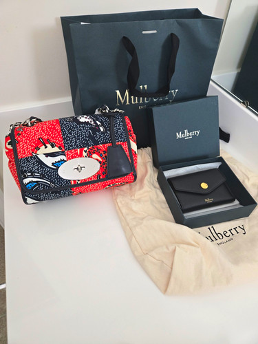 Mulberry top handle - top, lily